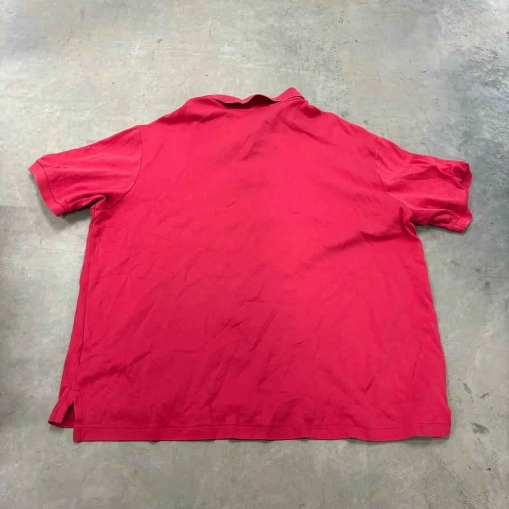 Polo Ralph Lauren Polo Shirt‎ Mens 2XB Big Pink Knit Pony Preppy Casual